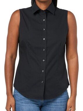 Brooks Brothers black Sleeveless Blouse Sz 14